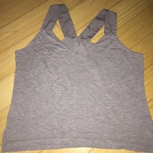 Grey banana republic tank top
